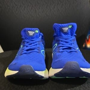 New Balance Fresh Foam X 1080 Blue and Lime Sneakers